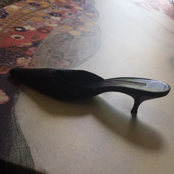 Vntg Oscar de la renta mules - Picture 2 of 4